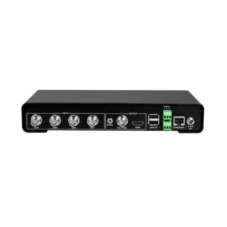 ALL-IN-ONE 4 CH SDI SWITCH, RECORD, STREAMING BOX