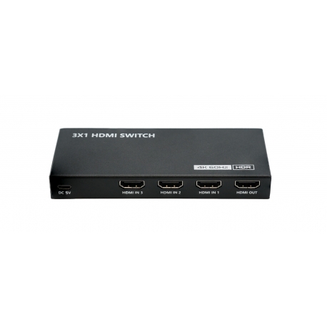 4K×2K@60Hz 3x1 HDMI SWITCH