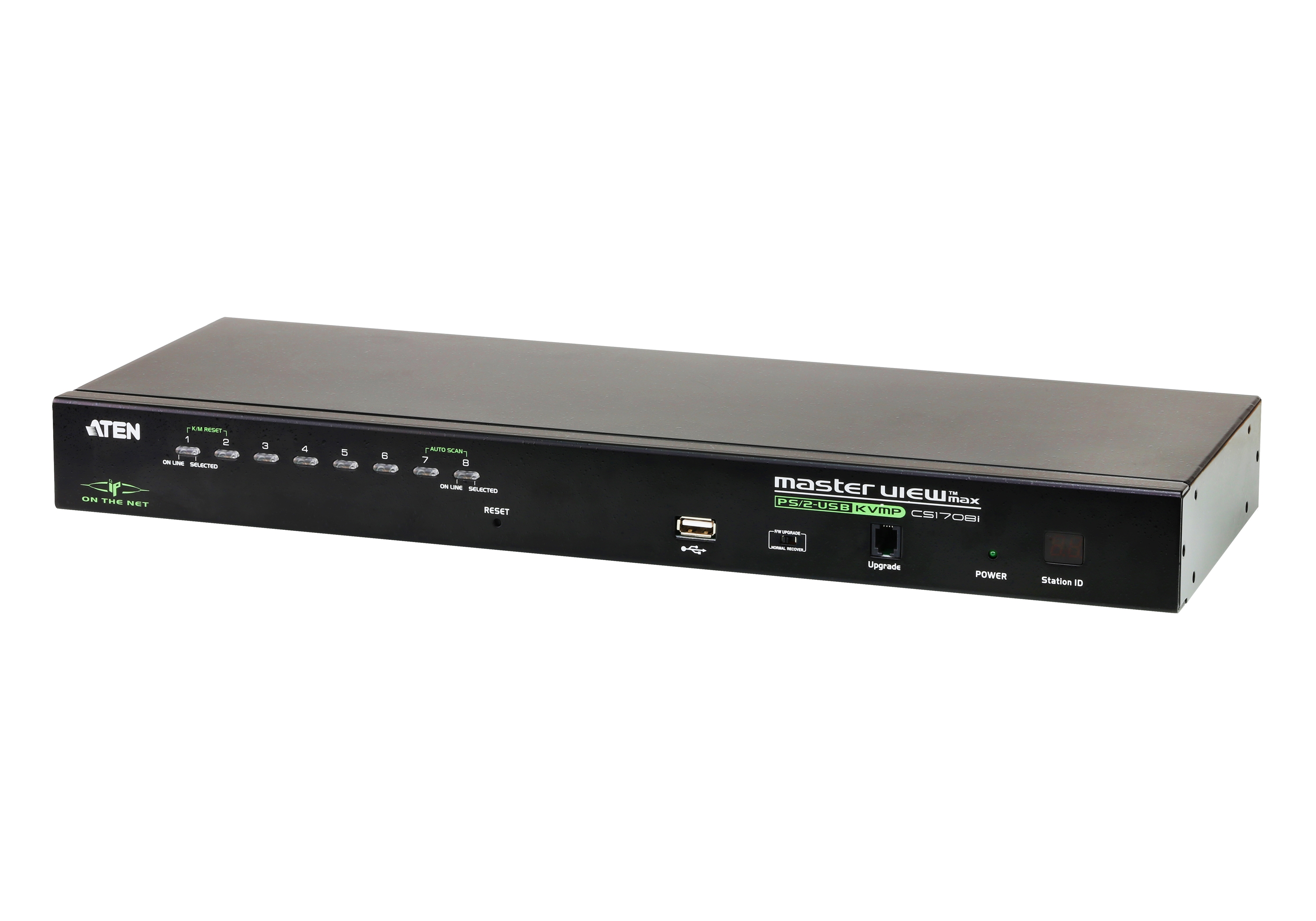 8-Port PS/2-USB KVM on the NET™ CS1708i