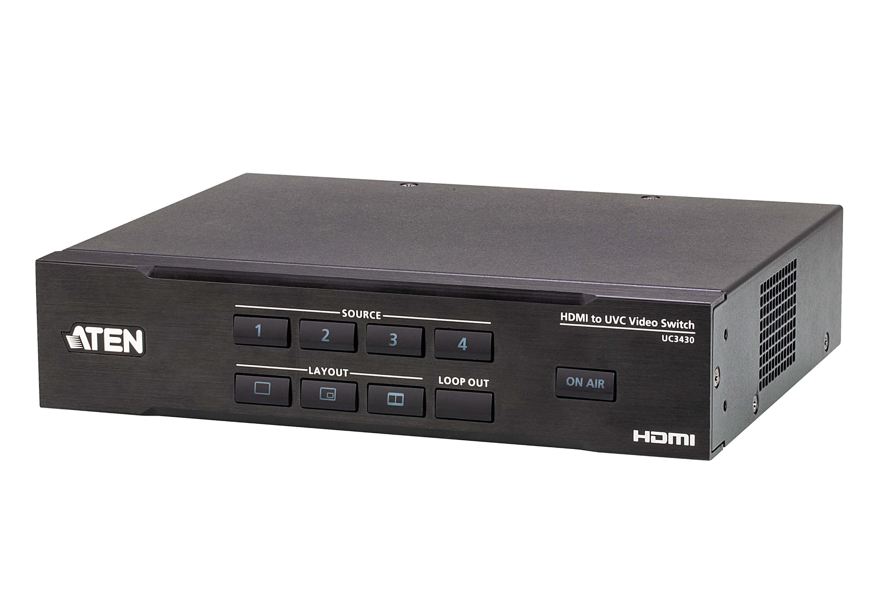 CAMLIVE PRO 4K 4 Input HDMI to USB Video Switcher