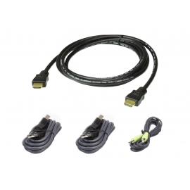 1.8M USB HDMI Secure KVM Cable Kit