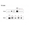 4K HDMI/USB KVM Over IP/Fiber Extender with POE (TX Unit)