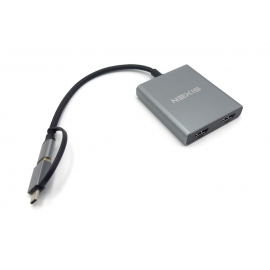 DisplayLink USB3.0 to 2 Port 4K60 HDMI adapter