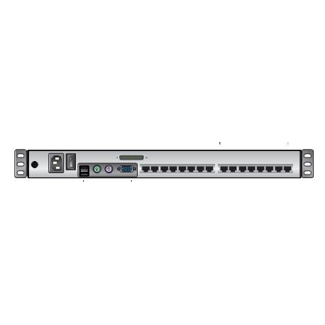 ATEN 16 Port Dual Rail Cat5 LCD KVM