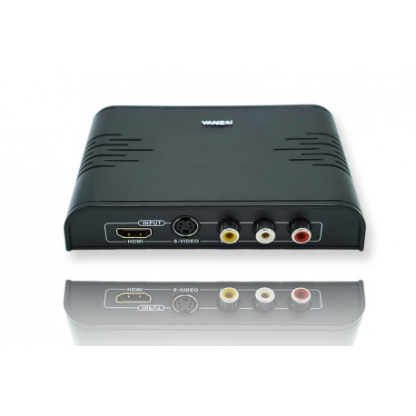 Composite(AV), S-video and HDMI to HDMI Converter with Scaler